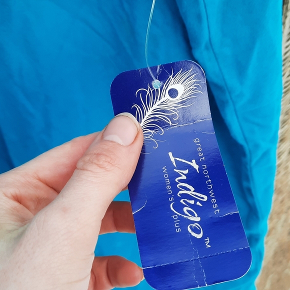 ๐3/15 ๐๏ธ Indigo Turquoise Tank Top - Picture 5 of 7